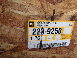 223-9250 Cylinder head GP
