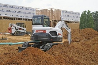 BOBCAT Mini Excavators&Compact loader rubber track